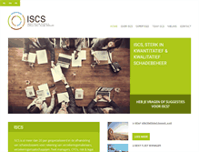 Tablet Screenshot of iscs.be